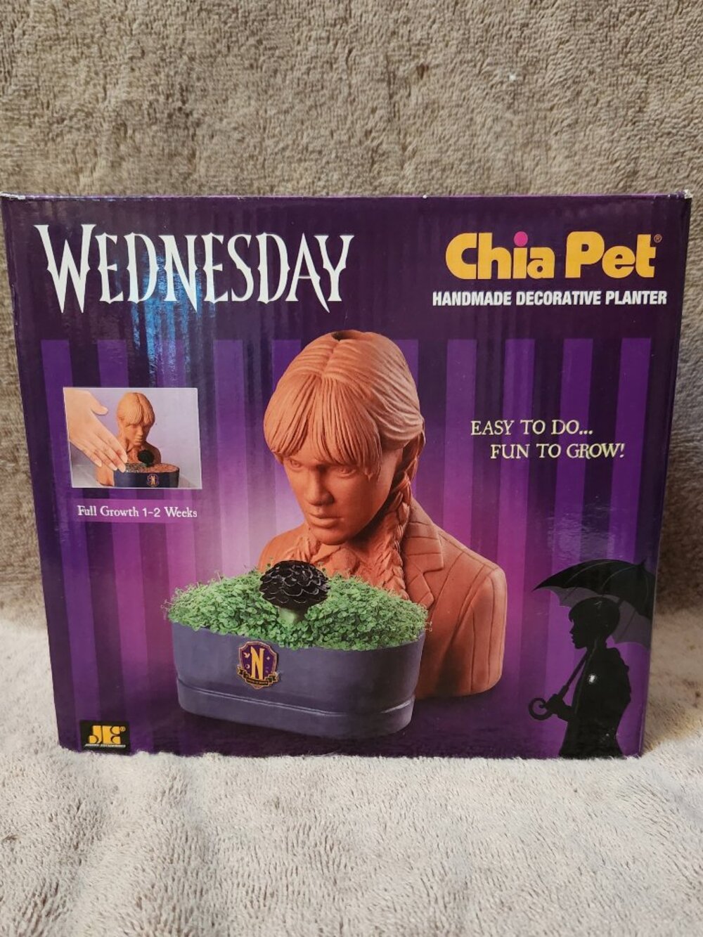 WEDNESDAY The Adams Family - Chia Pet - NEW NIB - Picture 5 of 6
